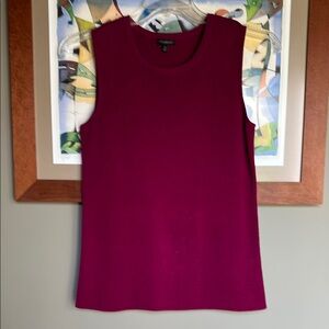 Talbots woodland berry Tank Top Classic Sleeveless Style